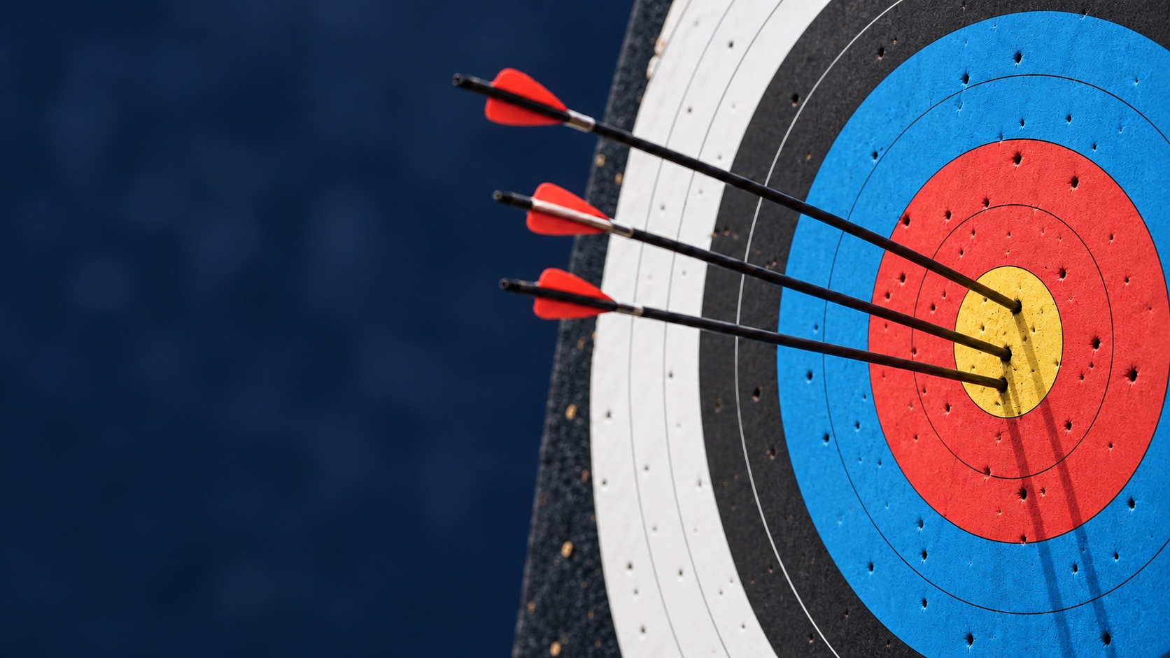 Illustrative paper archery target