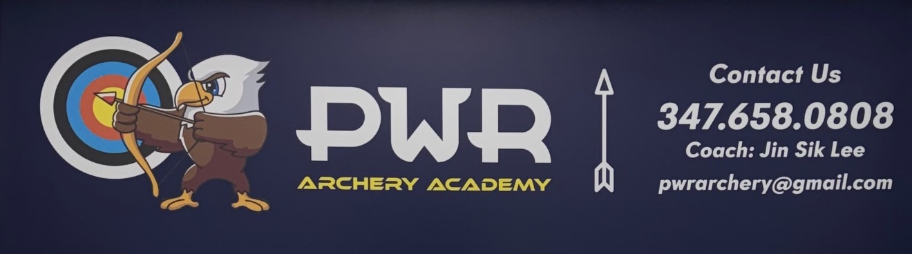사용자 제공 PWR 배너 원본: 독수리와 과녁, PWR Archery Academy 및 연락처